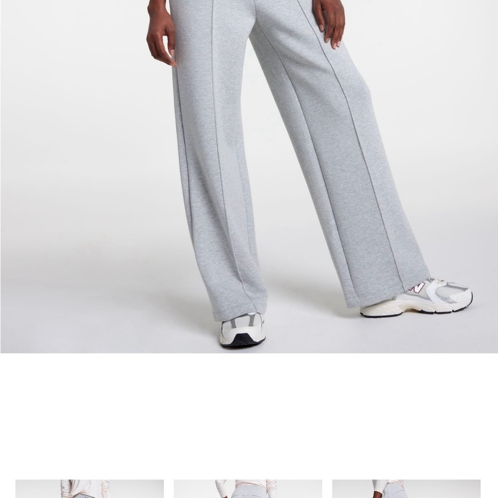 CALIA by Carrie Underwood Heather Gray Wide-Leg Pants